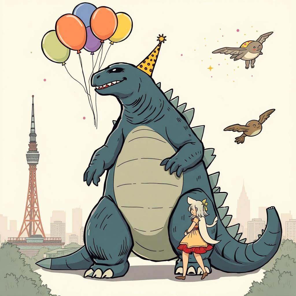 Godzilla's Glittery Gala
