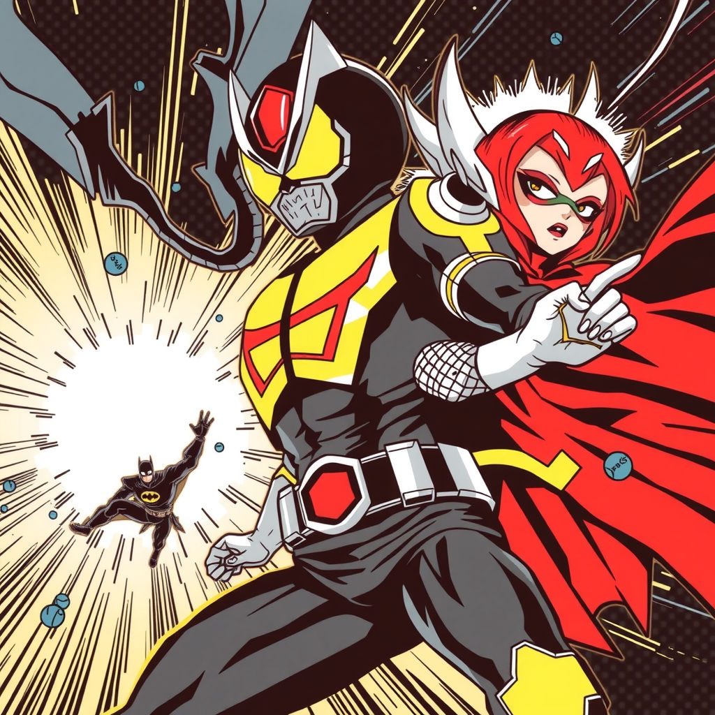 Kamen Rider W trifft Batman & Robin | Story.com