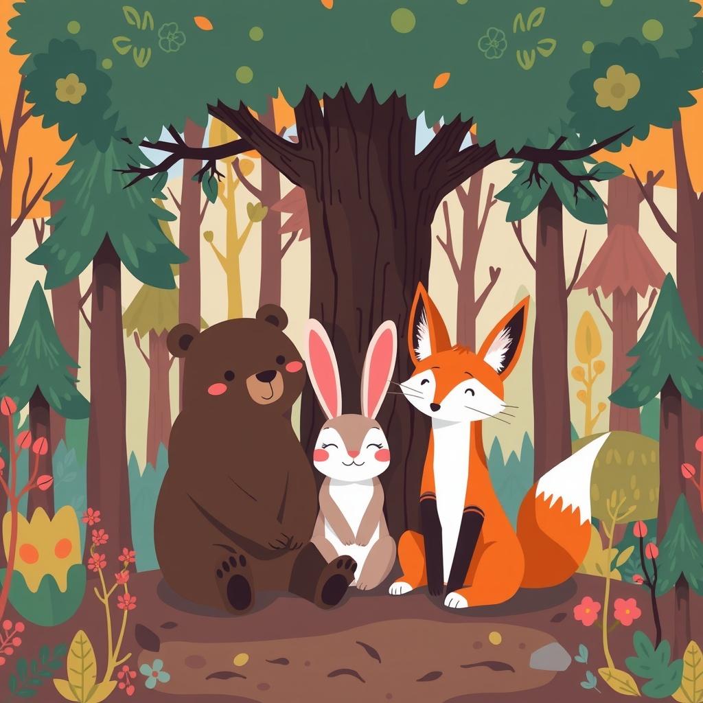 The Mindful Adventures of Bear, Rabbit, and Fox cover image