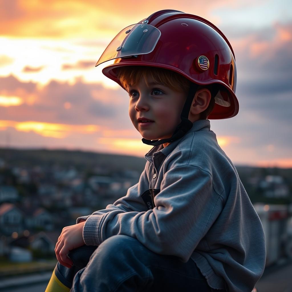 The Brave Firefighter's Heroic Day