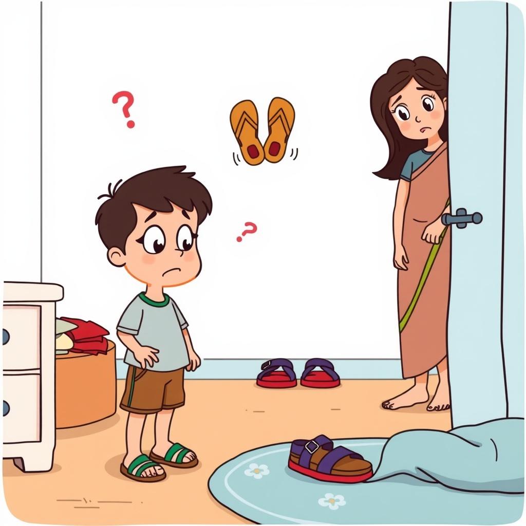 The Boy and His Sandals