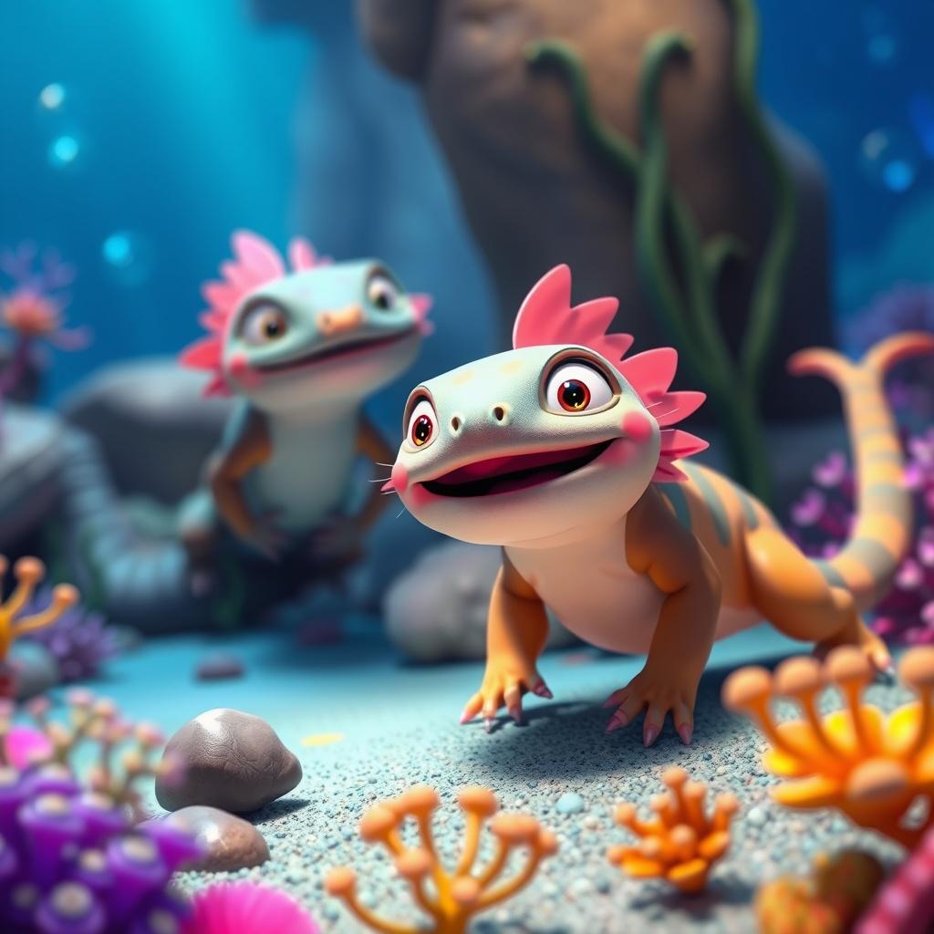 The Emotional Journey of Ayla the Axolotl