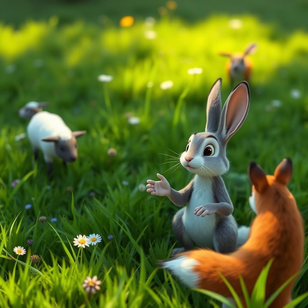 The Brave Rabbit and the Cunning Fox cover image