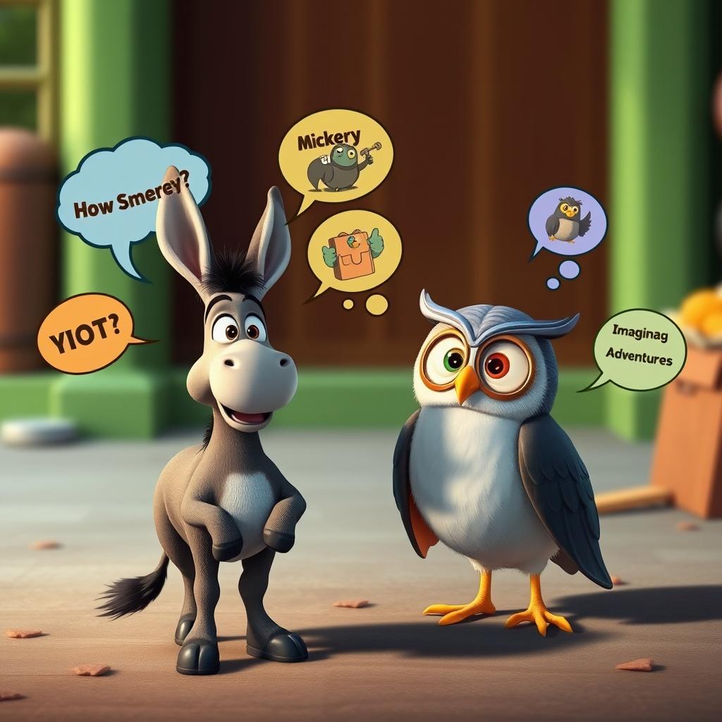 The Donkey, the Owl, and the Imaginative Race