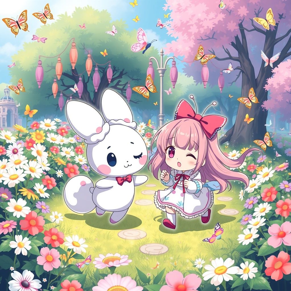 Cinnamoroll and Anaya: A New Friendship