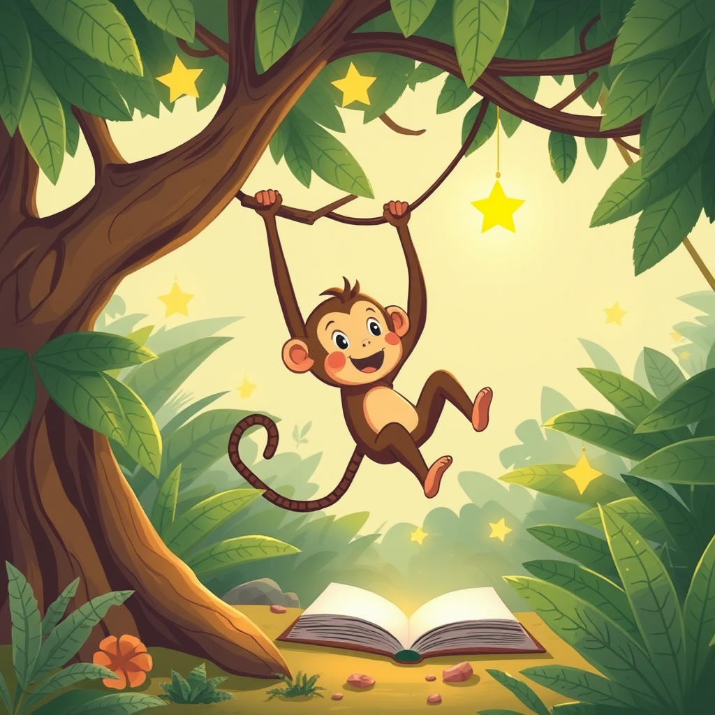 The Bedtime Adventure of Mimi the Monkey