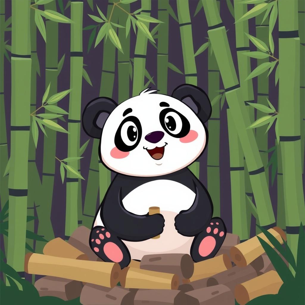 The Hungry Little Panda