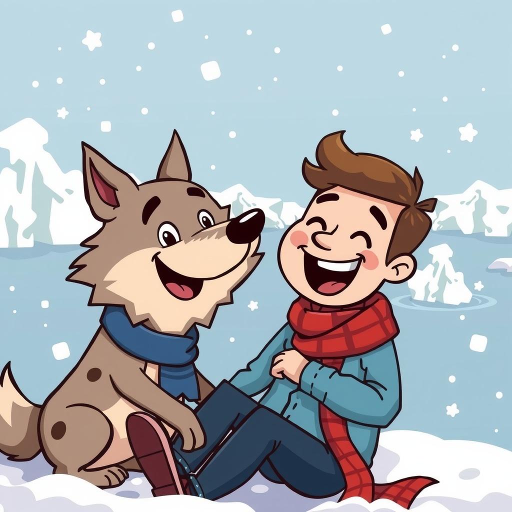 The Wolf and the Man in Antarctica