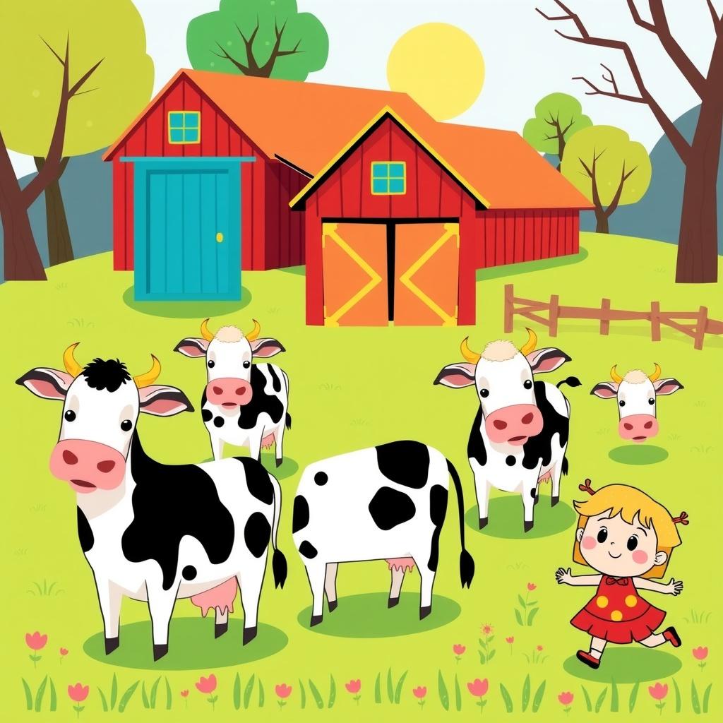 Cows on the Farm