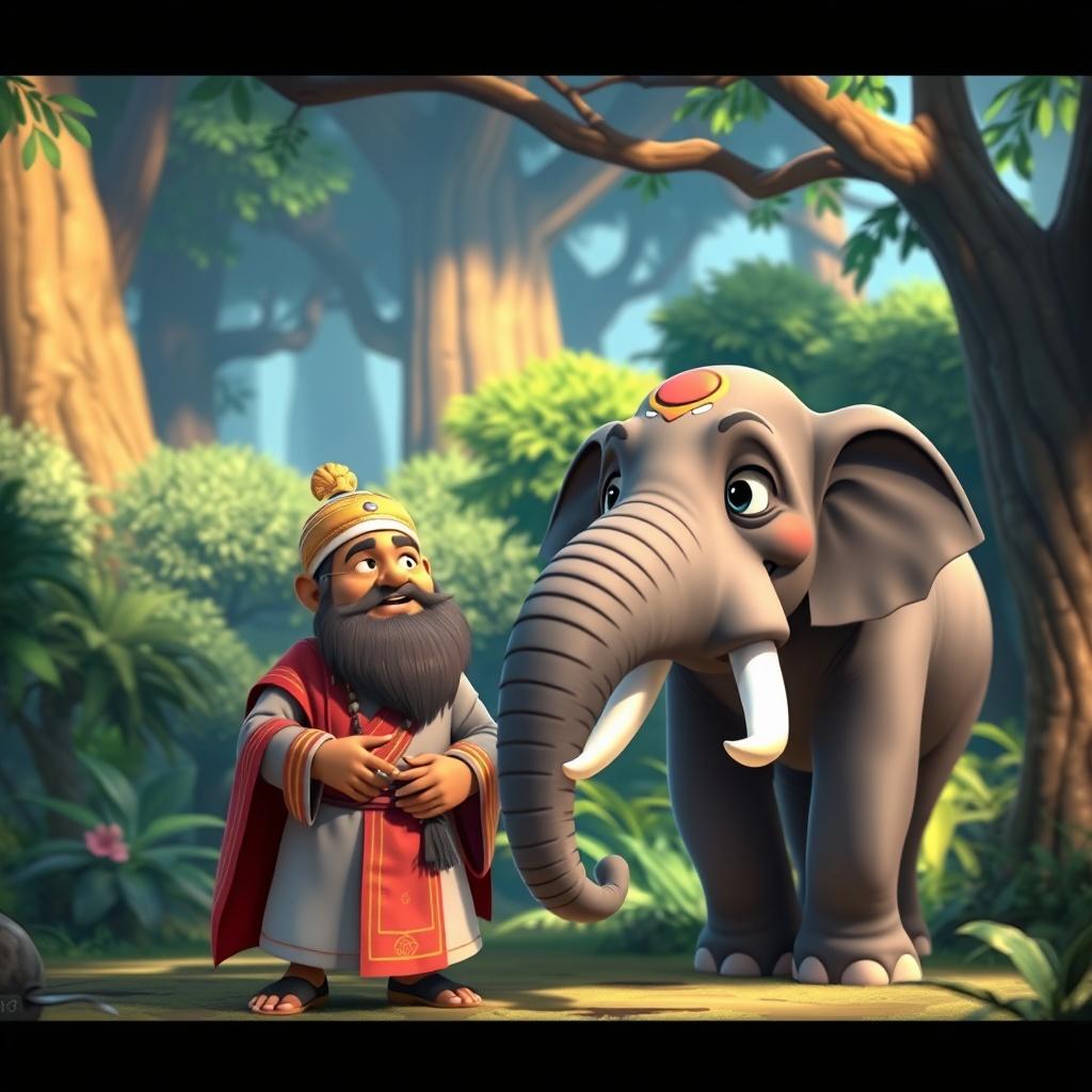 The Friendship of King Suraj and Gajendra