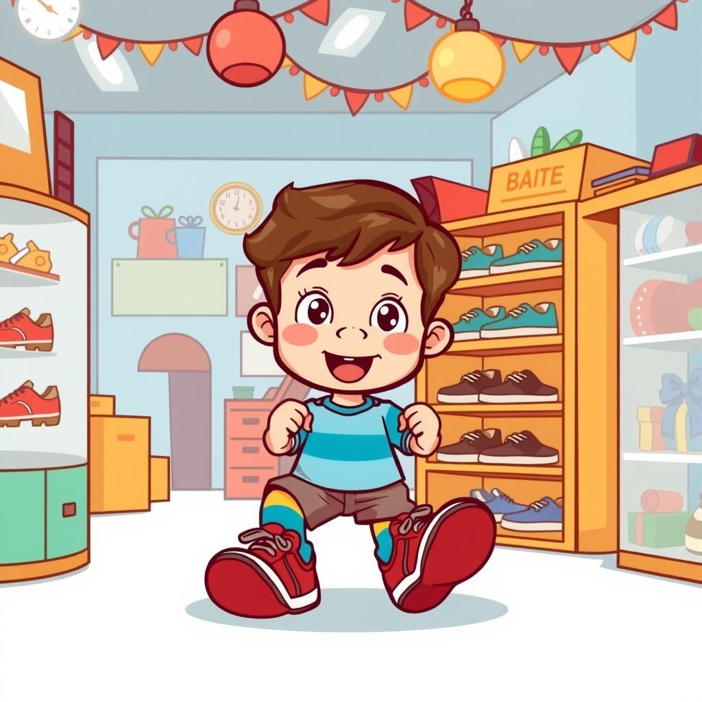 The Boy and His Favorite Shoes