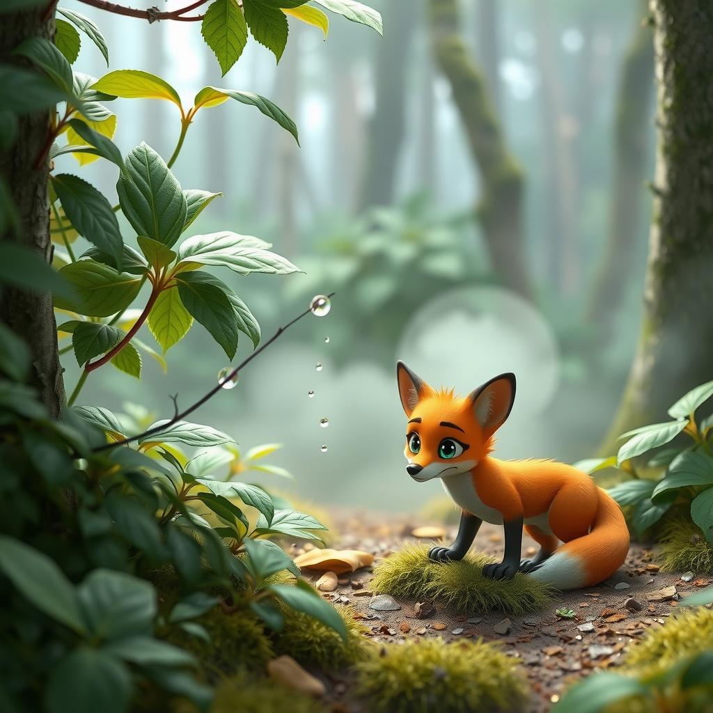 Janelle the Fox and the Wet Forest