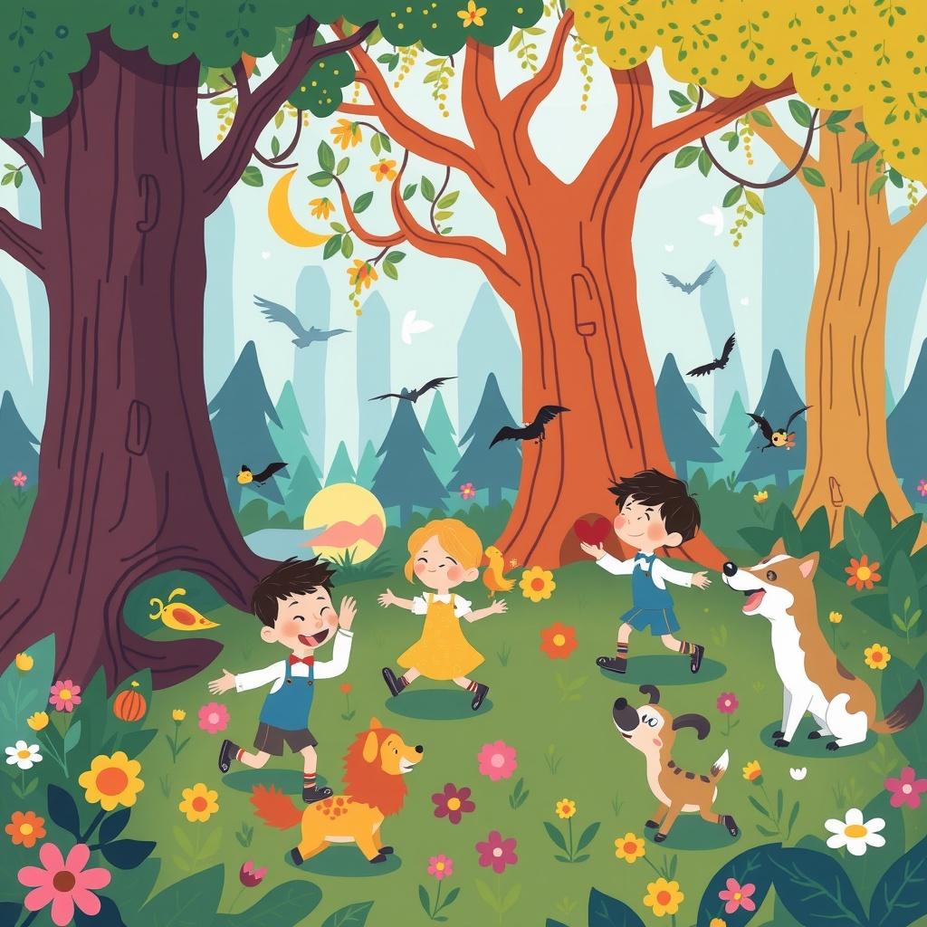 The Magical Adventure of Timmy and the Rainbow Forest