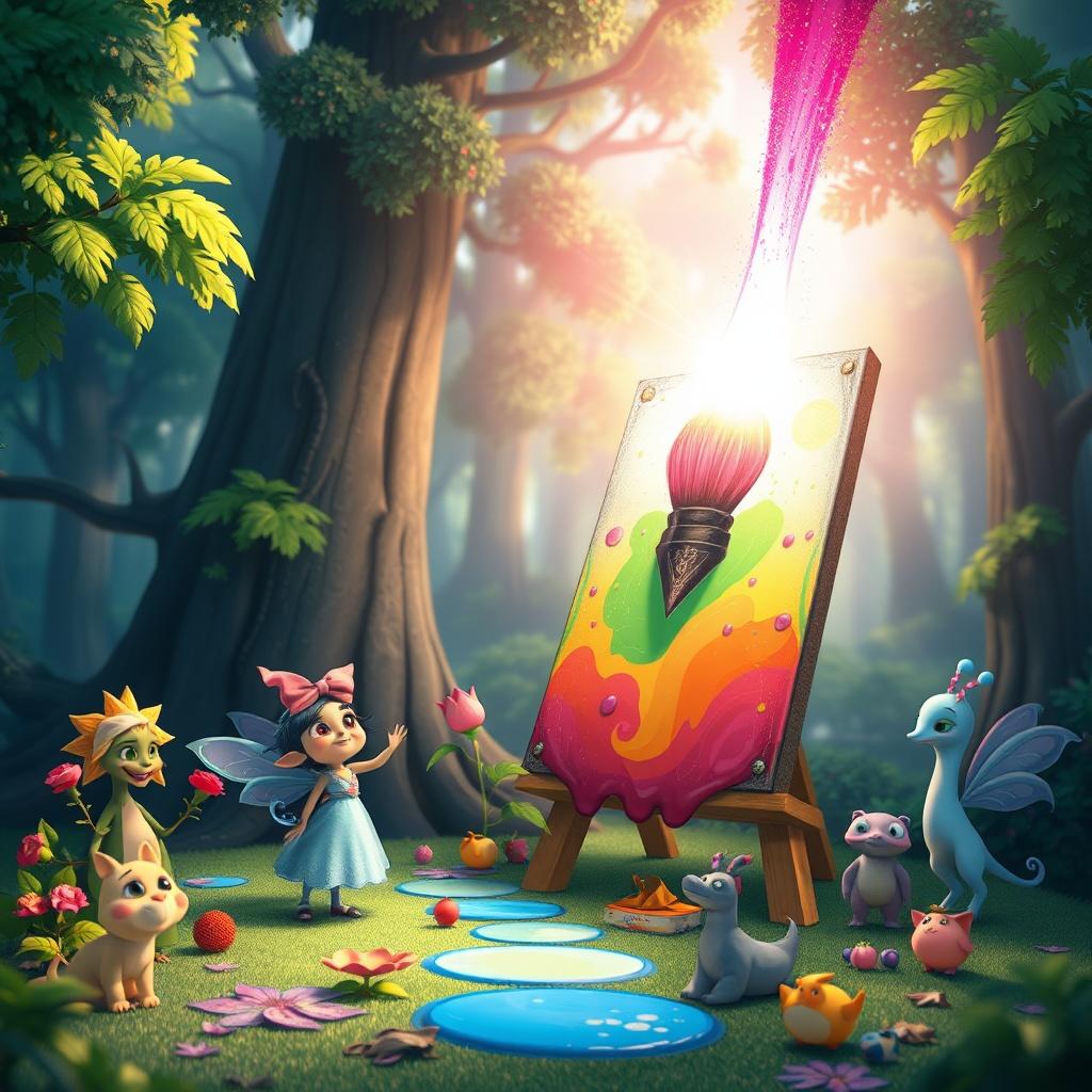 The Enchanted Paintbrush Adventure