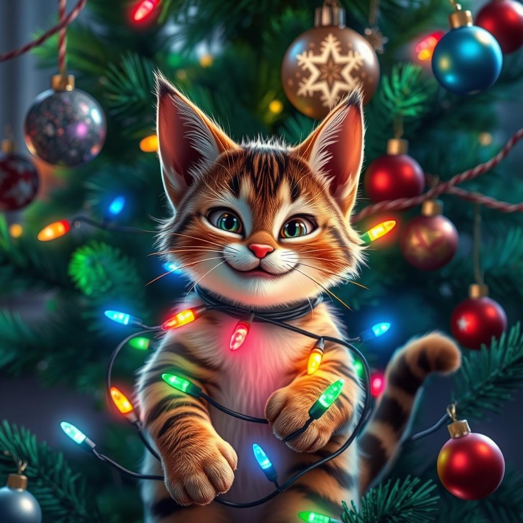 Whiskers and the Christmas Tree