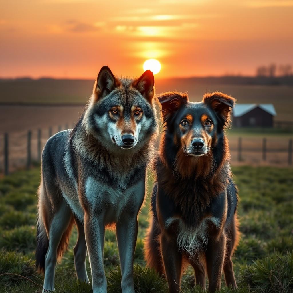 The Wolf and the Dog: A Fable of Friendship