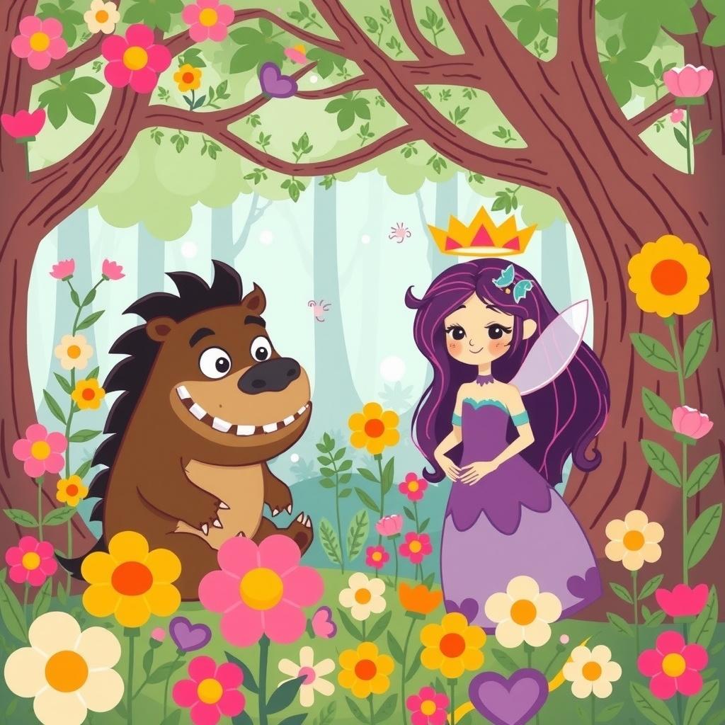 The Celestial Beast and the Clever Woodcutter