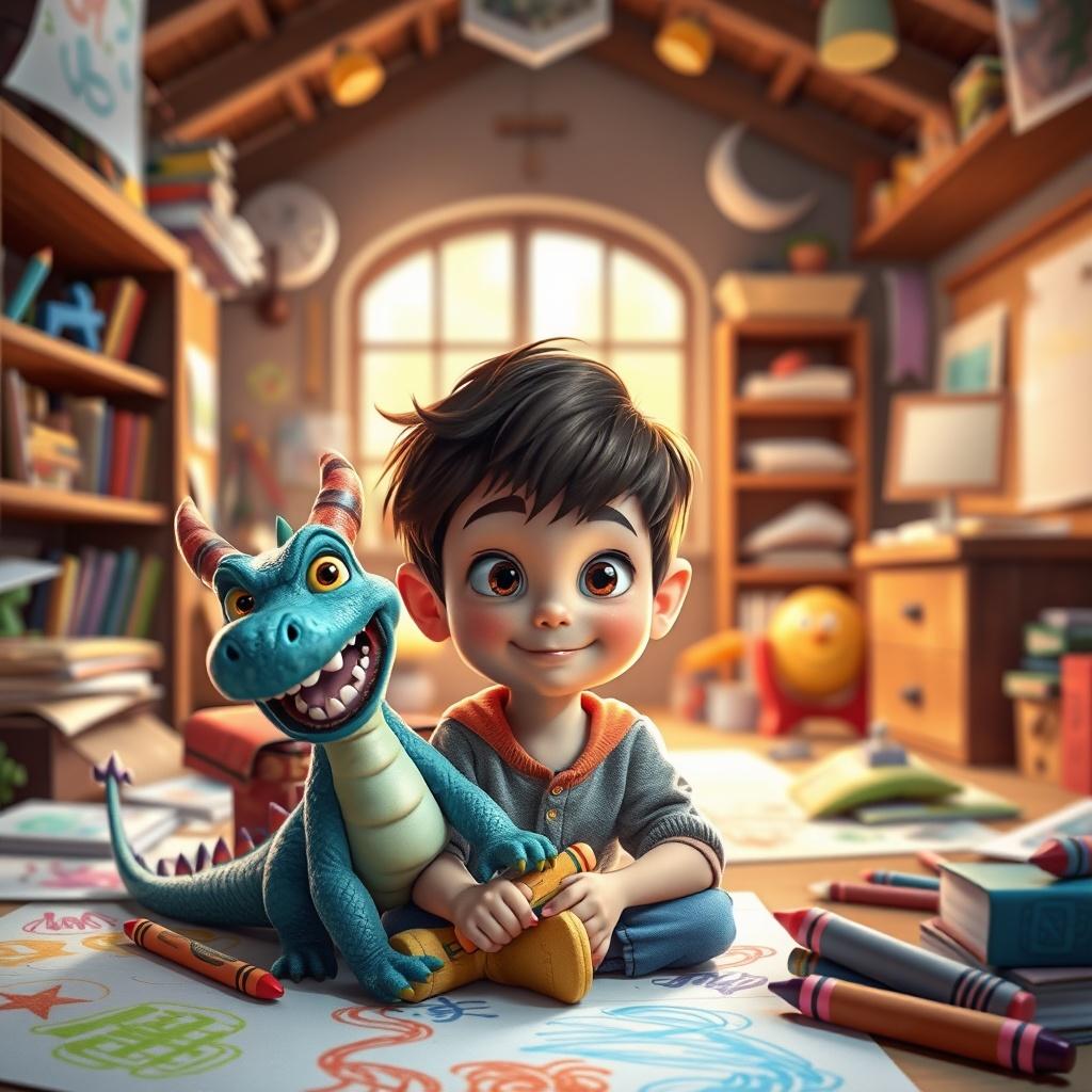 Bubu and the Magic Crayon
