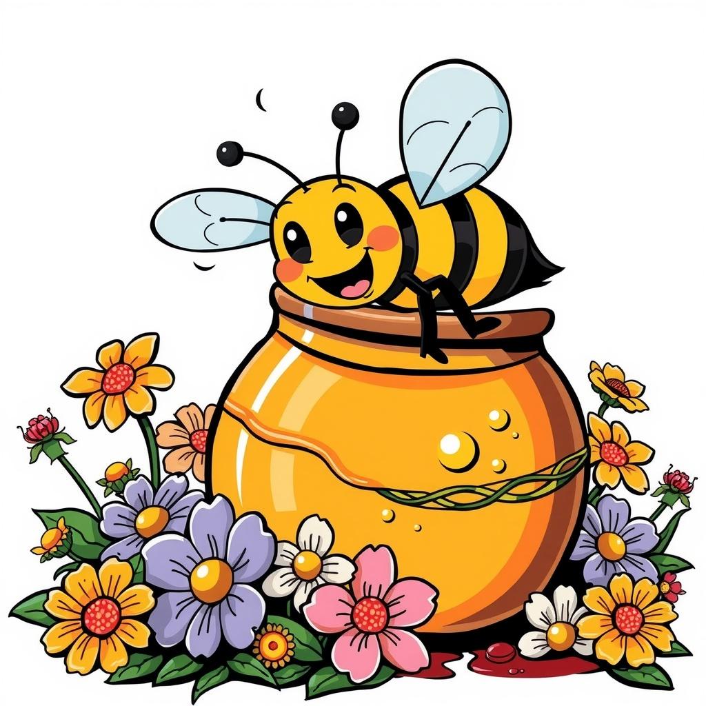 The Bee and the Honey Pot