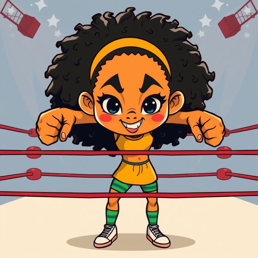 The Rise of Afro Wrestling Girl