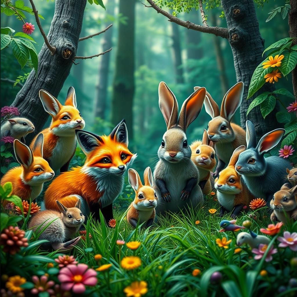 The Clever Rabbit and the Cunning Fox