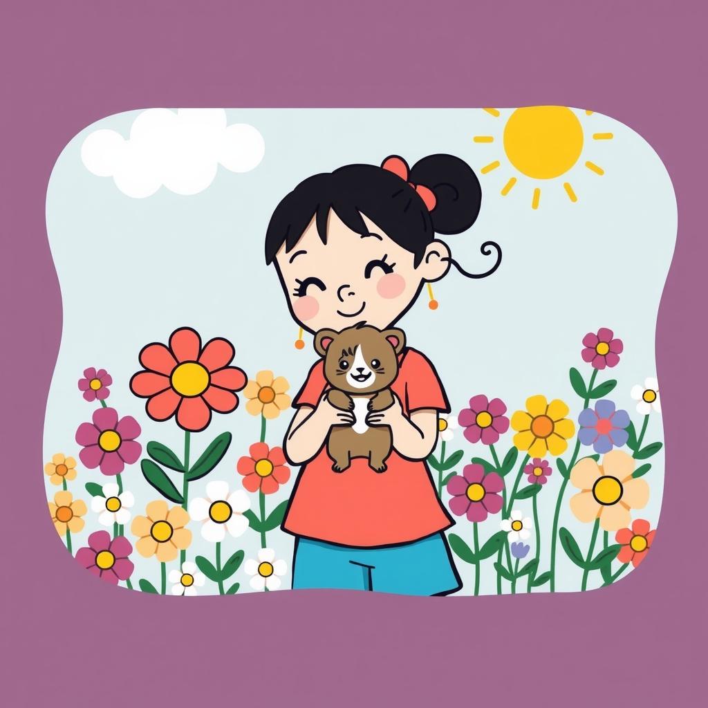 The Girl and the Kitten