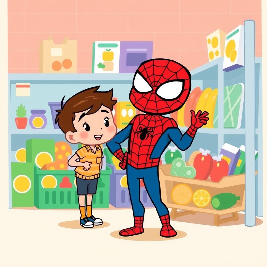 Timmy's Supermarket Adventure