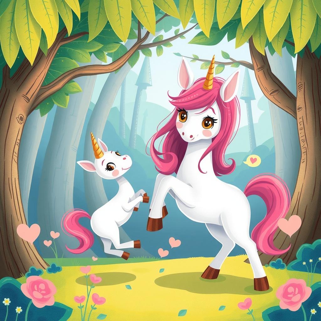 Emily and the Playful Unicorn