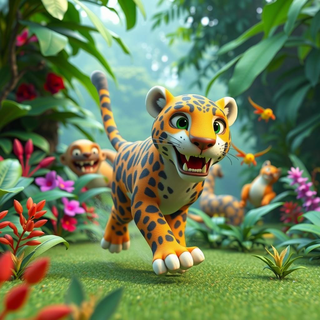 James the Jaguar Rainforest Race