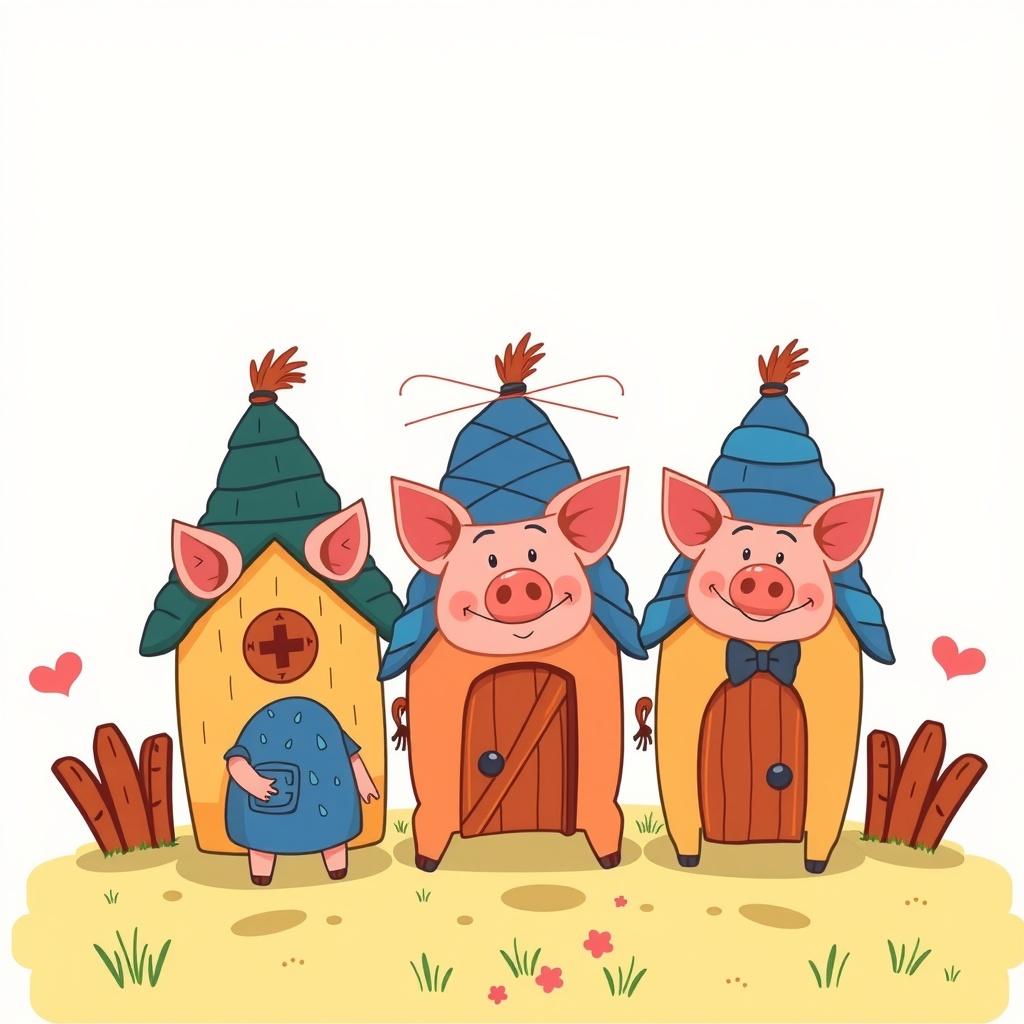 The Three Pigs' Adventure