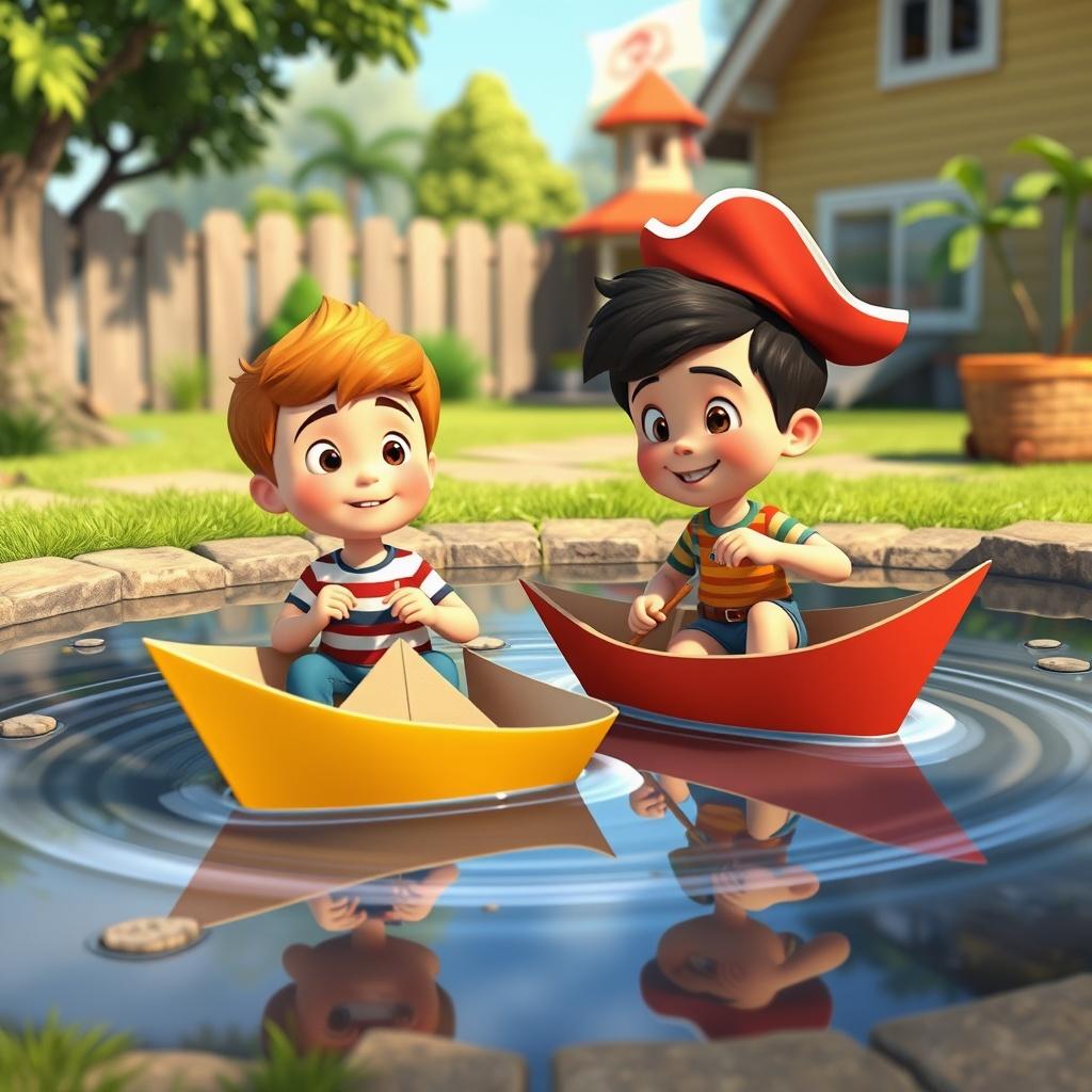 The Pirate Adventure of Liam and Noah