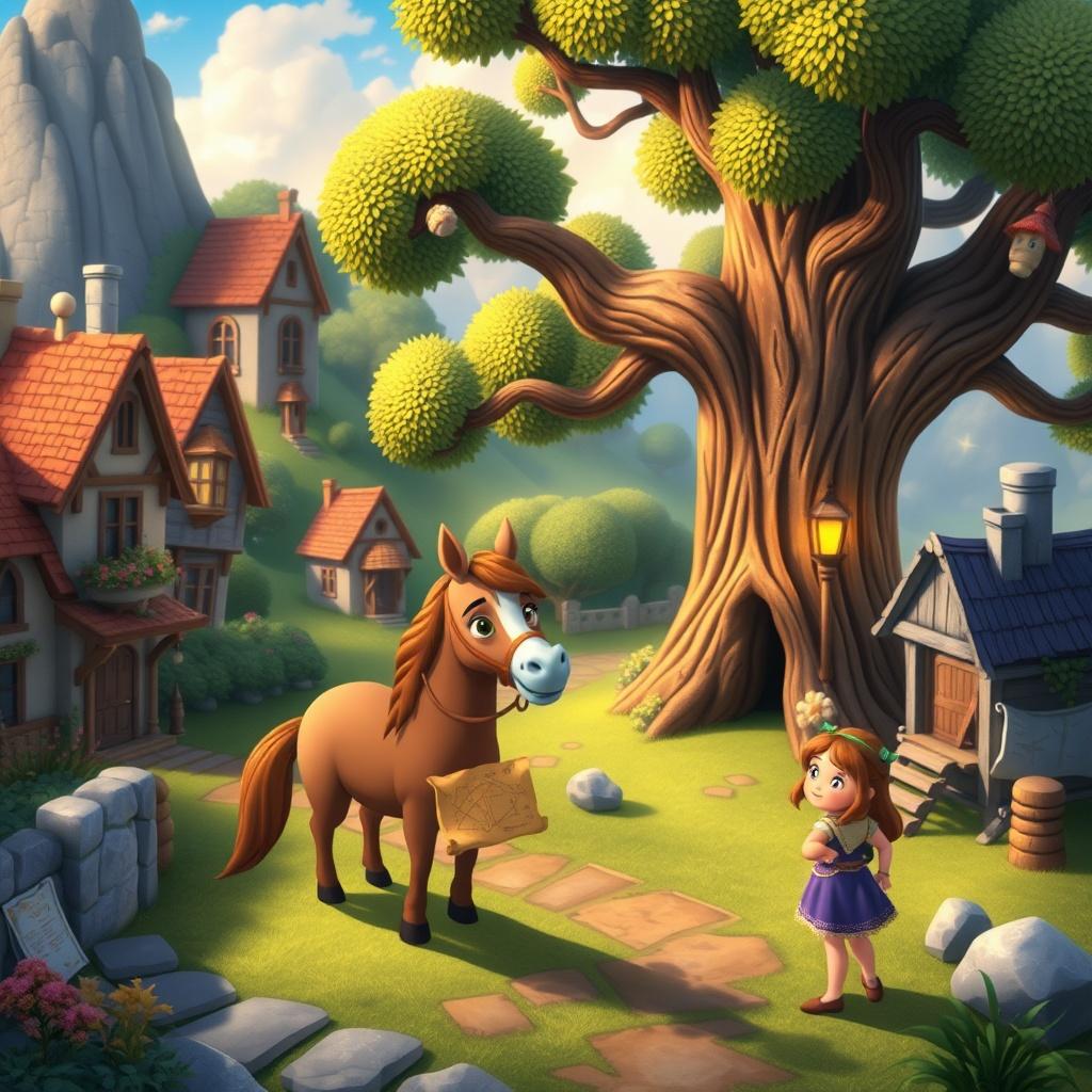 The Talking Horse and the Hidden Treasure