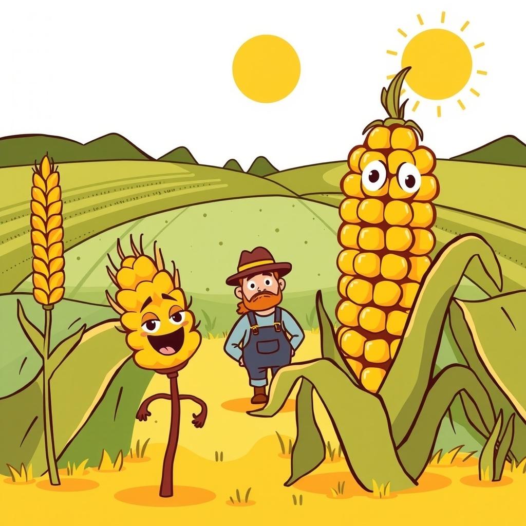 The Tale of Wheat and Corn