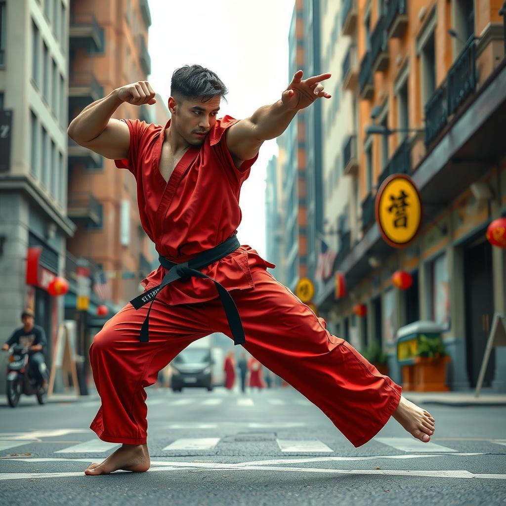 Transformation into Ken Masters