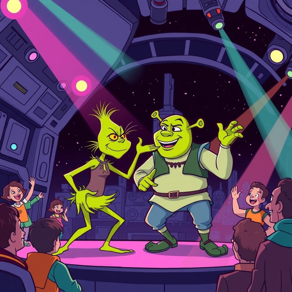 The Grinch vs Shrek: A Galactic Concert