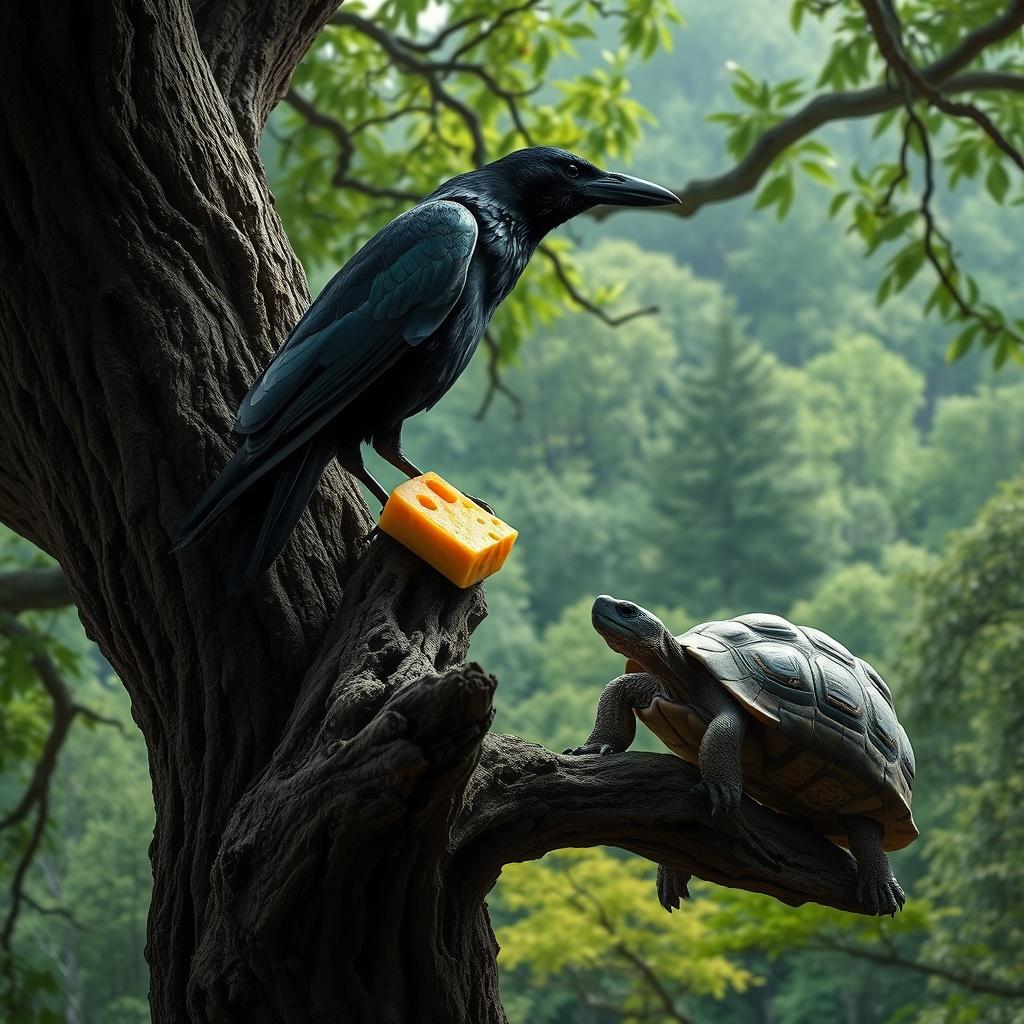 The Tale of the Greedy Crow