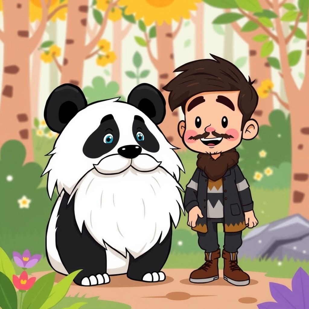The Tale of the Panda Beard and Aziz