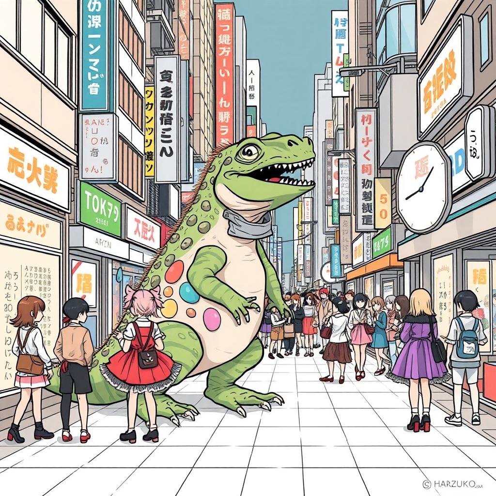 Godzilla in Harajuku
