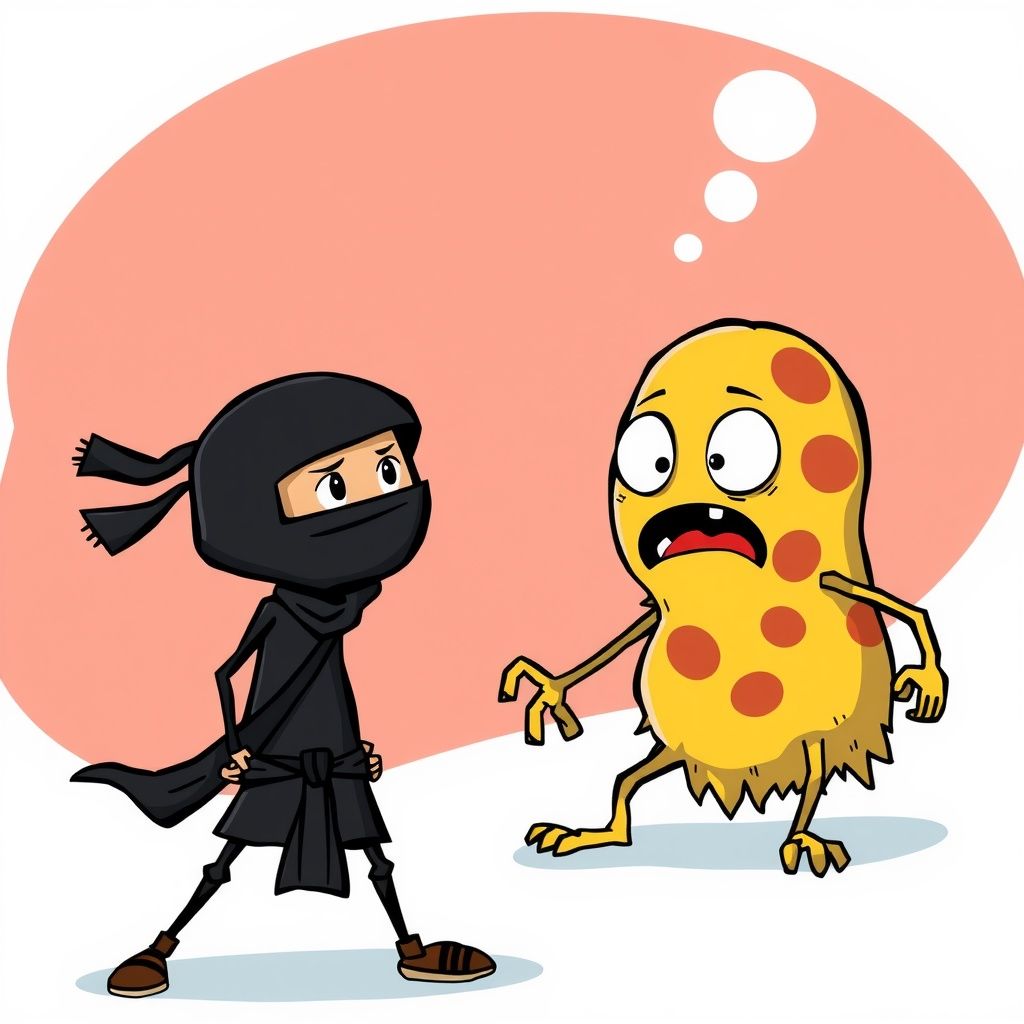 Ninja and Stickman’s Spooky Encounter