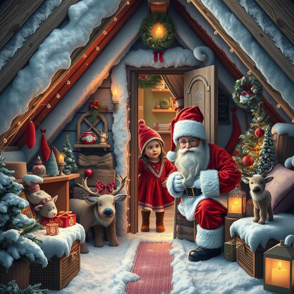The Magical Adventure of Lily and Santa