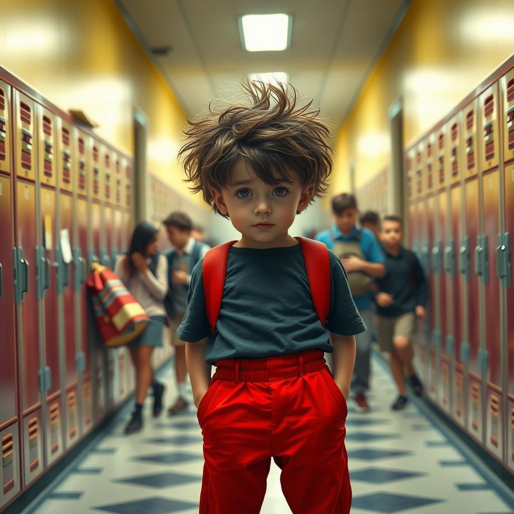 The Boy with Red Pants