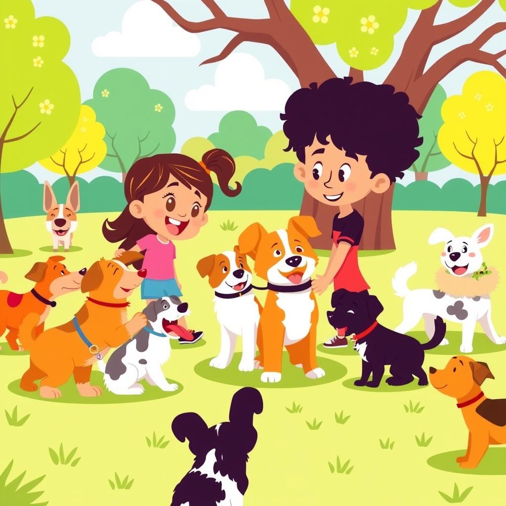Children and Dogs Adventure