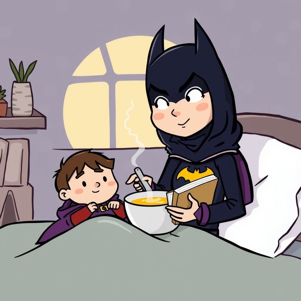 Batgirl und der kleine Alex