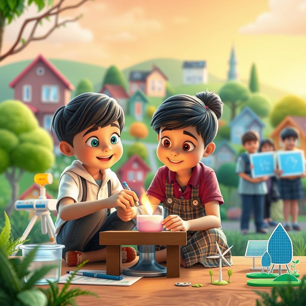 The Science Adventure of Maya and Jordan