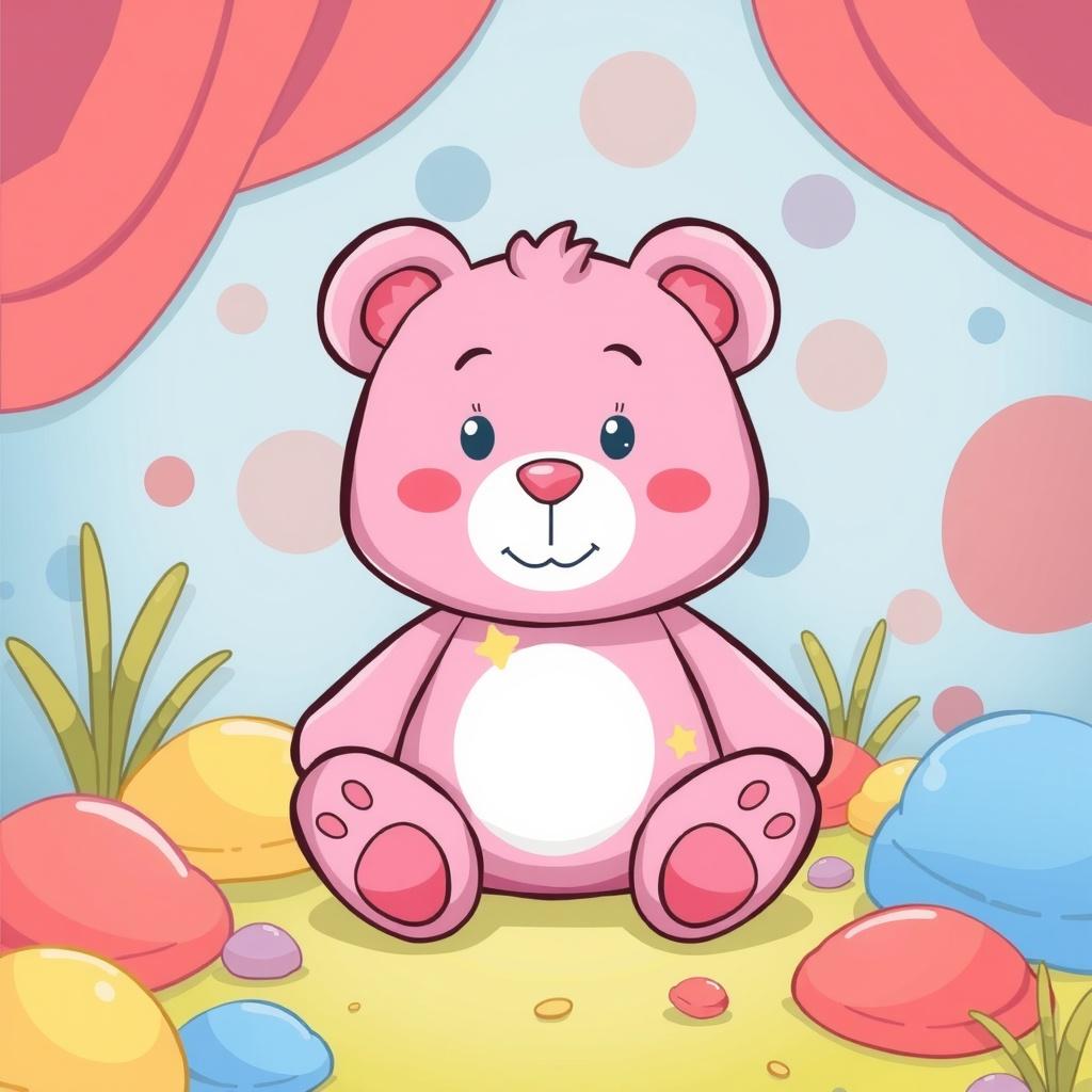 Jelly the Pink Teddy Bear