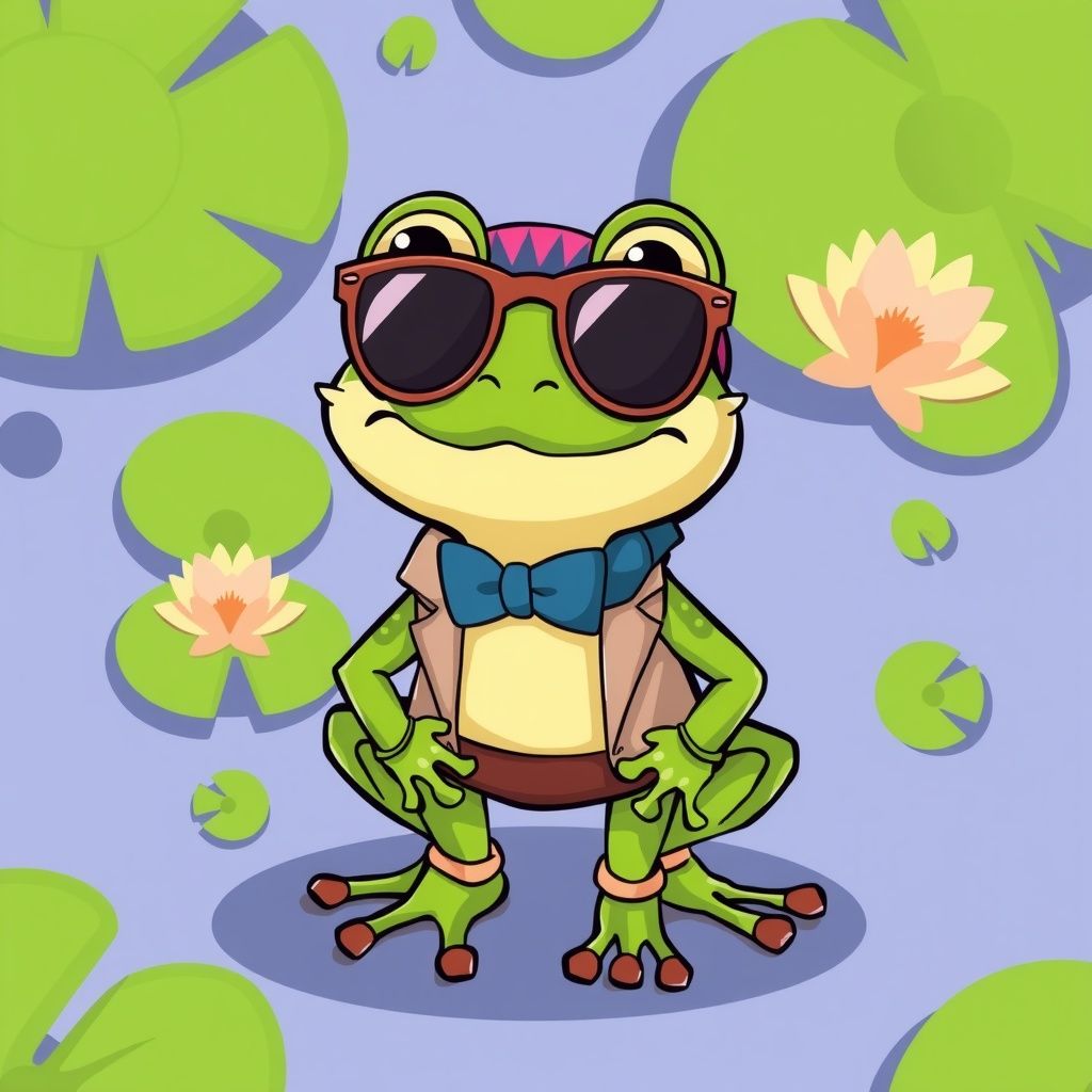 Frannie, the Fashion Frog