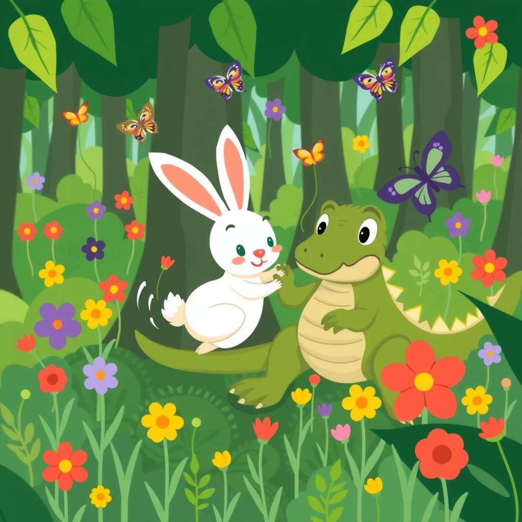 The Rabbit and the Crocodile