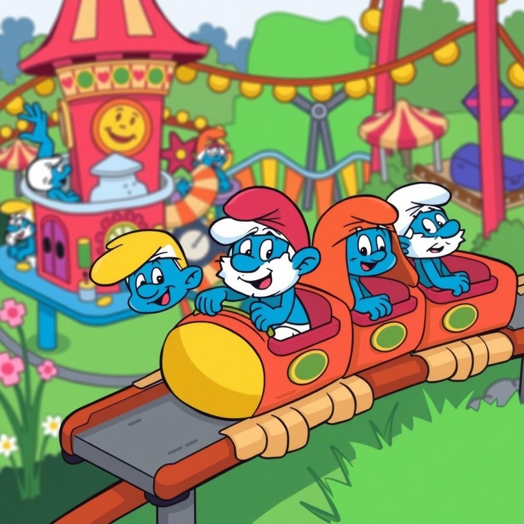 The Smurfian Roller Coaster Adventure