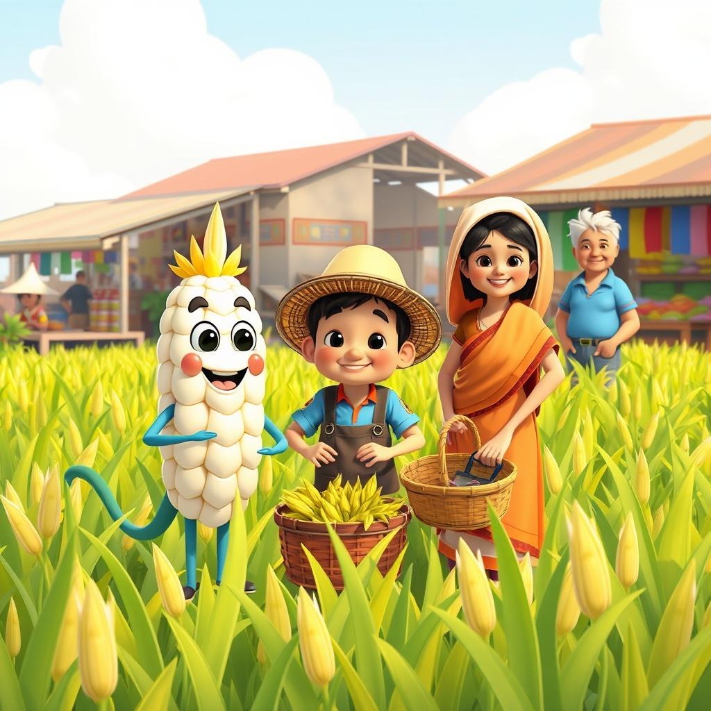 The Journey of Ricky the Rice Grain
