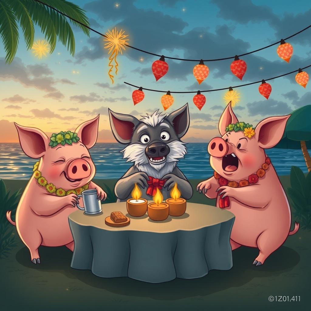 Escape from the Wolf’s Luau